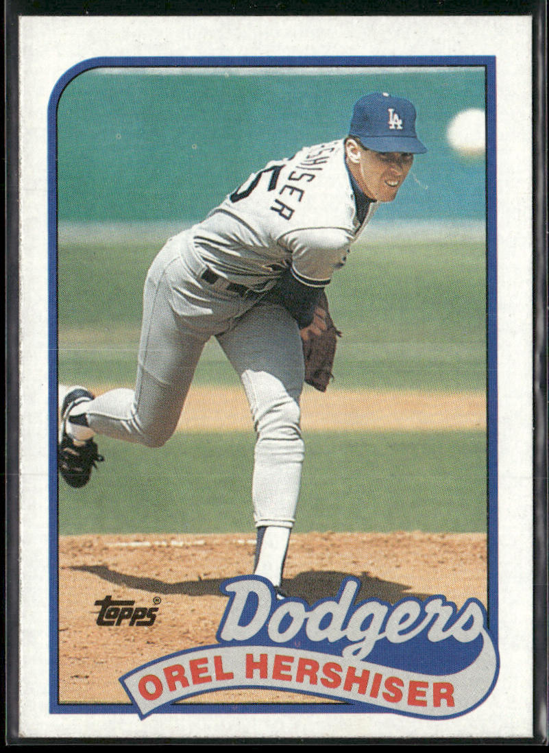 Orel Hershiser 1989 Topps #550 Los Angeles Dodgers
