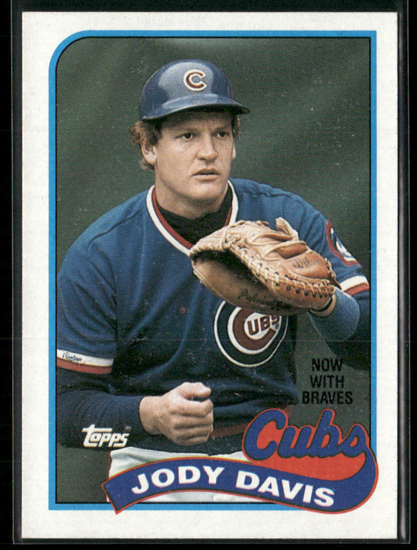 Jody Davis 1989 Topps #115 Atlanta Braves front