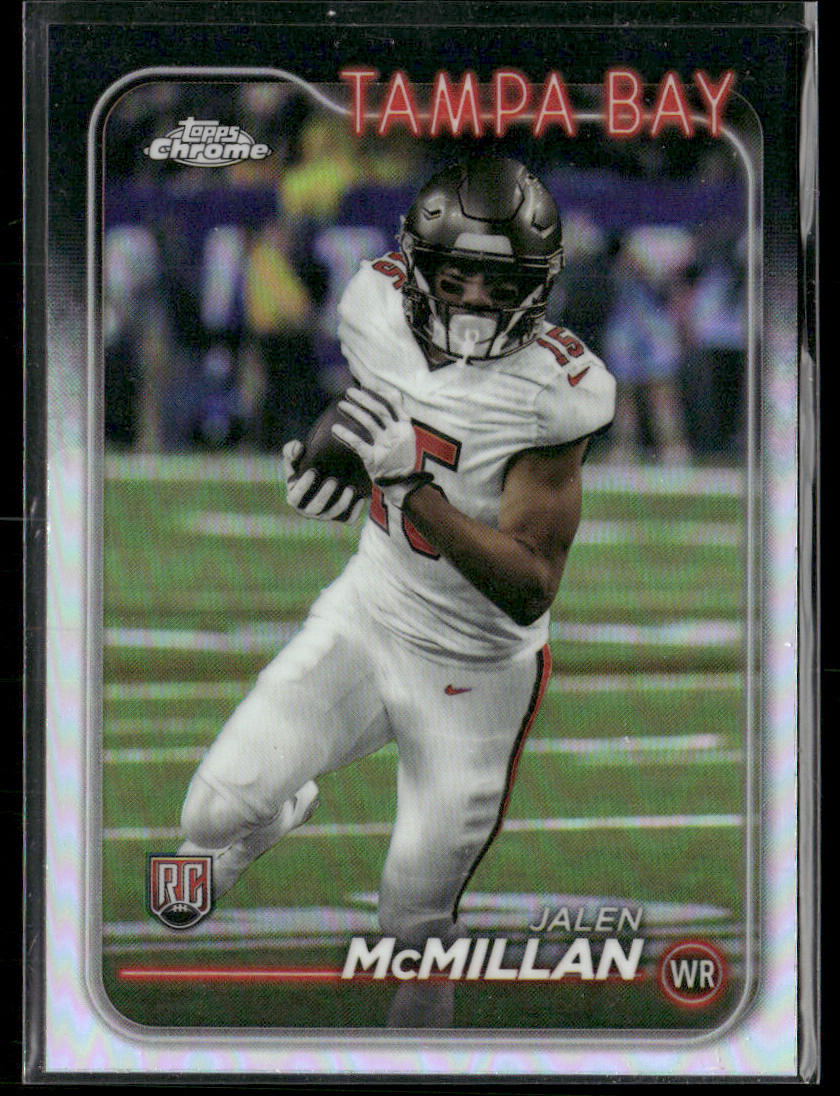 Jalen McMillan 2024 Topps Chrome #242 RC Tampa Bay Buccaneers
