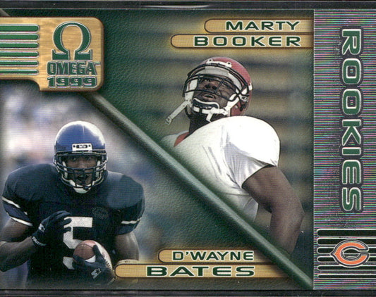 D'Wayne Bates / Marty Booker 1999 Pacific Omega #48 RC Chicago Bears