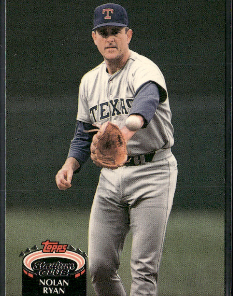 Nolan Ryan 1992 Stadium Club #770b Texas Rangers front