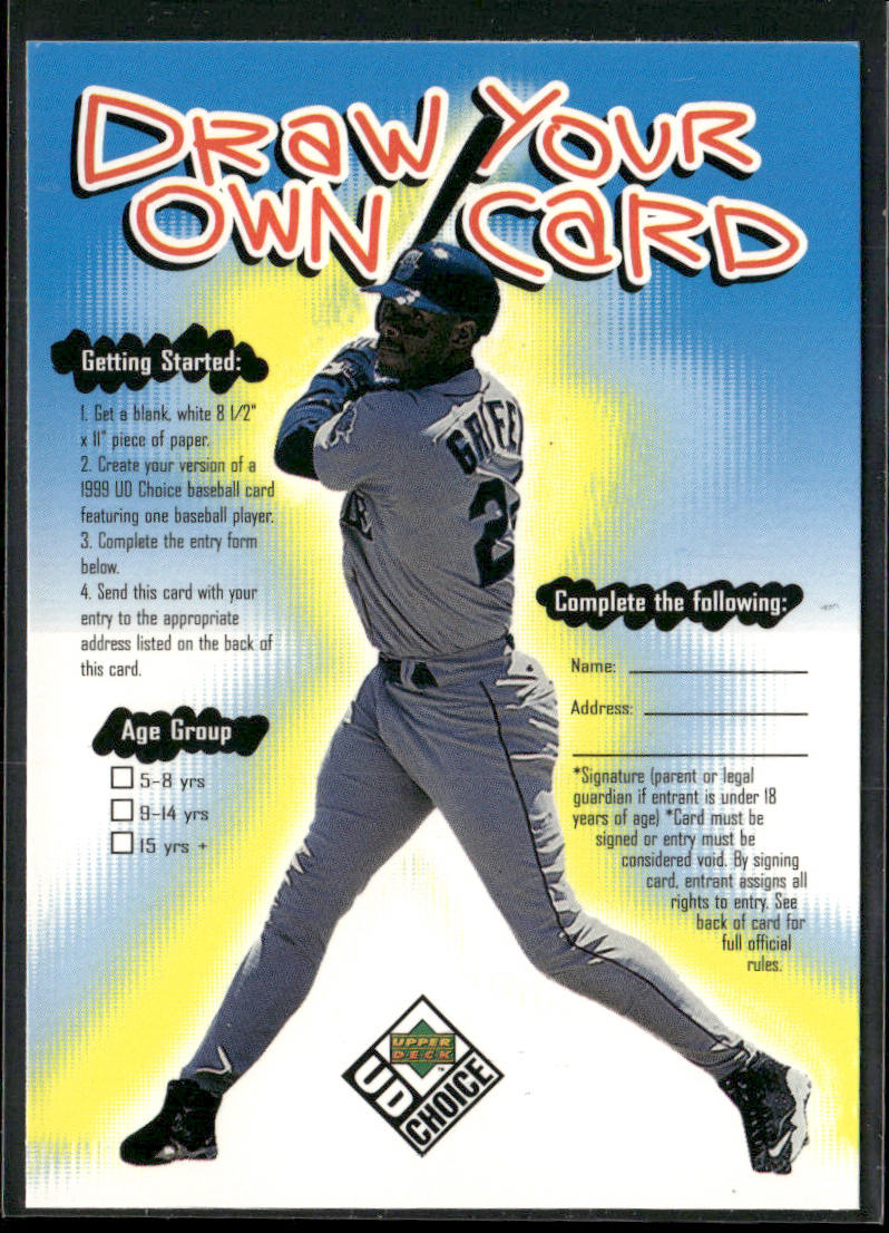 Draw Your Own Card 1999 UD Choice Draw Your Own Card #DY