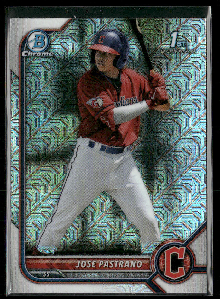 Jose Pastrano 2022 Bowman Chrome Prospects Mojo Refractors #BCP-21 Guardians