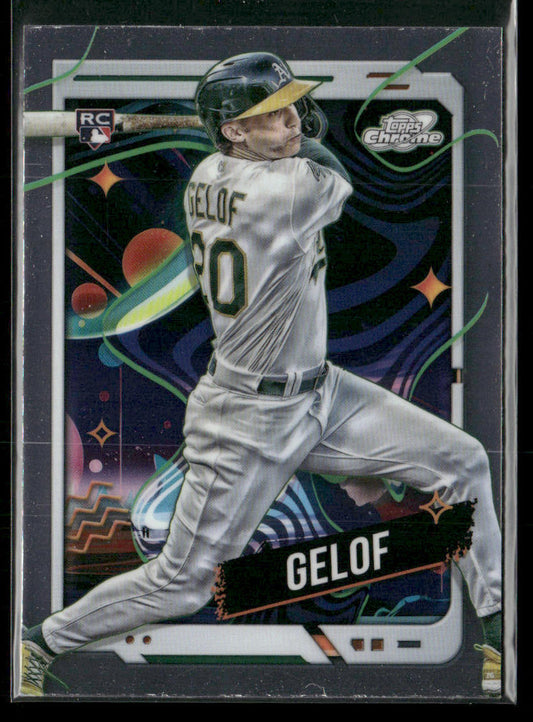 Zack Gelof 2024 Topps Chrome Cosmic #20 RC Oakland Athletics
