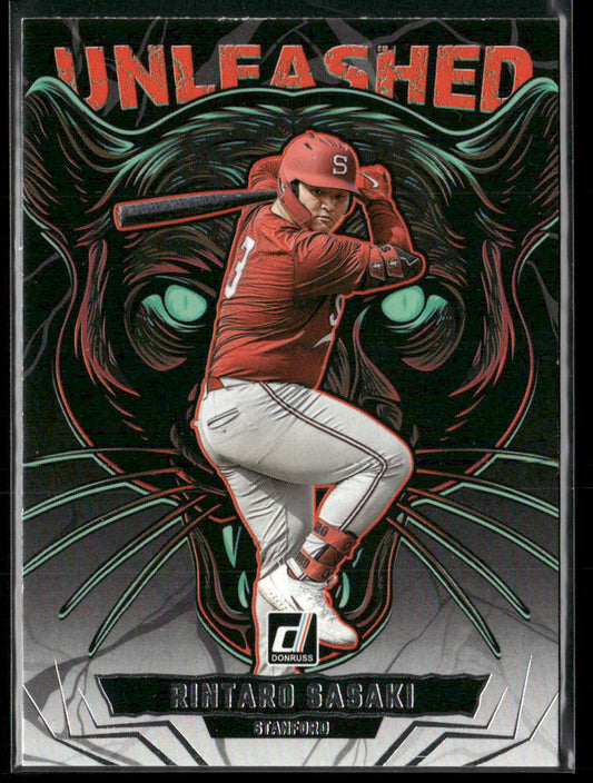 Rintaro Sasaki 2025 Donruss Unleashed #6 Stanford Cardinal