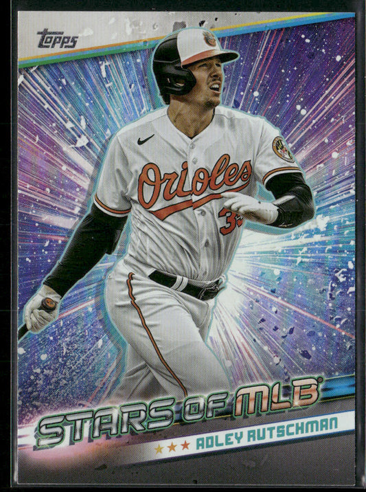 Adley Rutschman 2024 Topps Stars of MLB Chrome #CSMLB-22 Baltimore Orioles