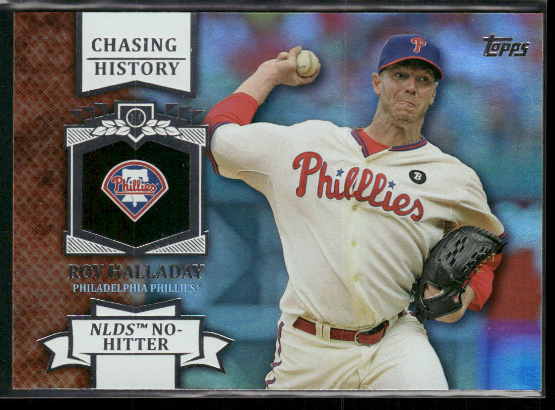 Roy Halladay 2013 Topps Chasing History Silver Foil #CH-1 Philadelphia Phillies