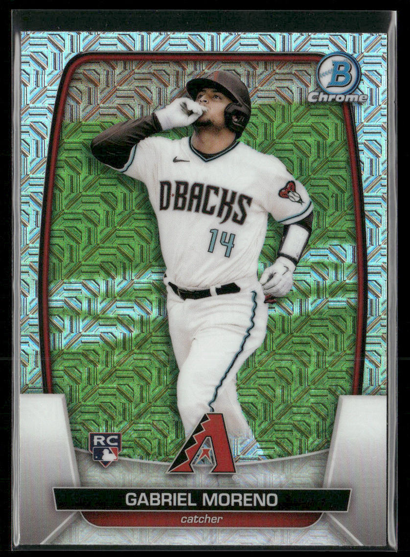 Gabriel Moreno 2023 Bowman Mojo Refractors #69 RC Arizona Diamondbacks