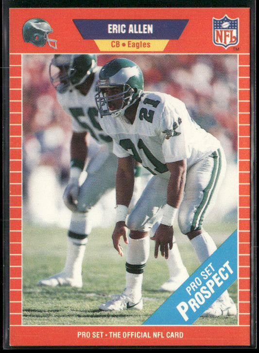 Eric Allen 1989 Pro Set #533 RC Philadelphia Eagles