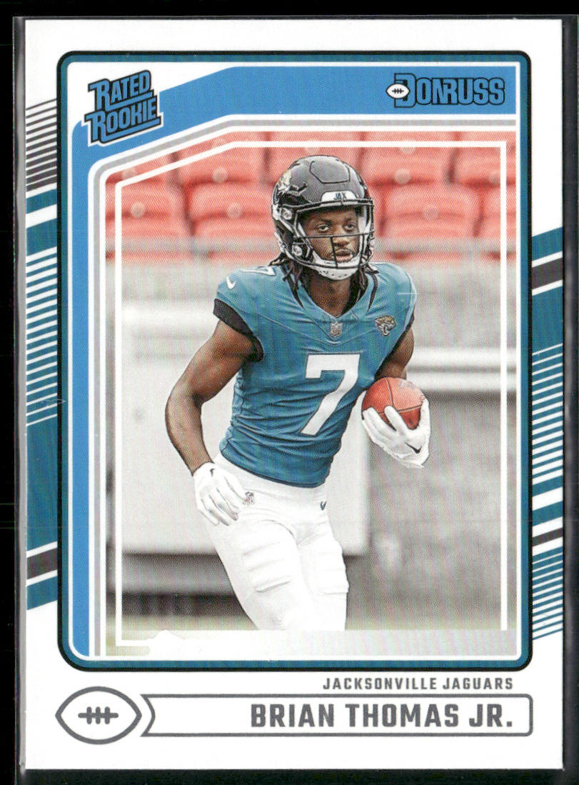Brian Thomas Jr. 2024 Donruss #313 RC Jacksonville Jaguars front