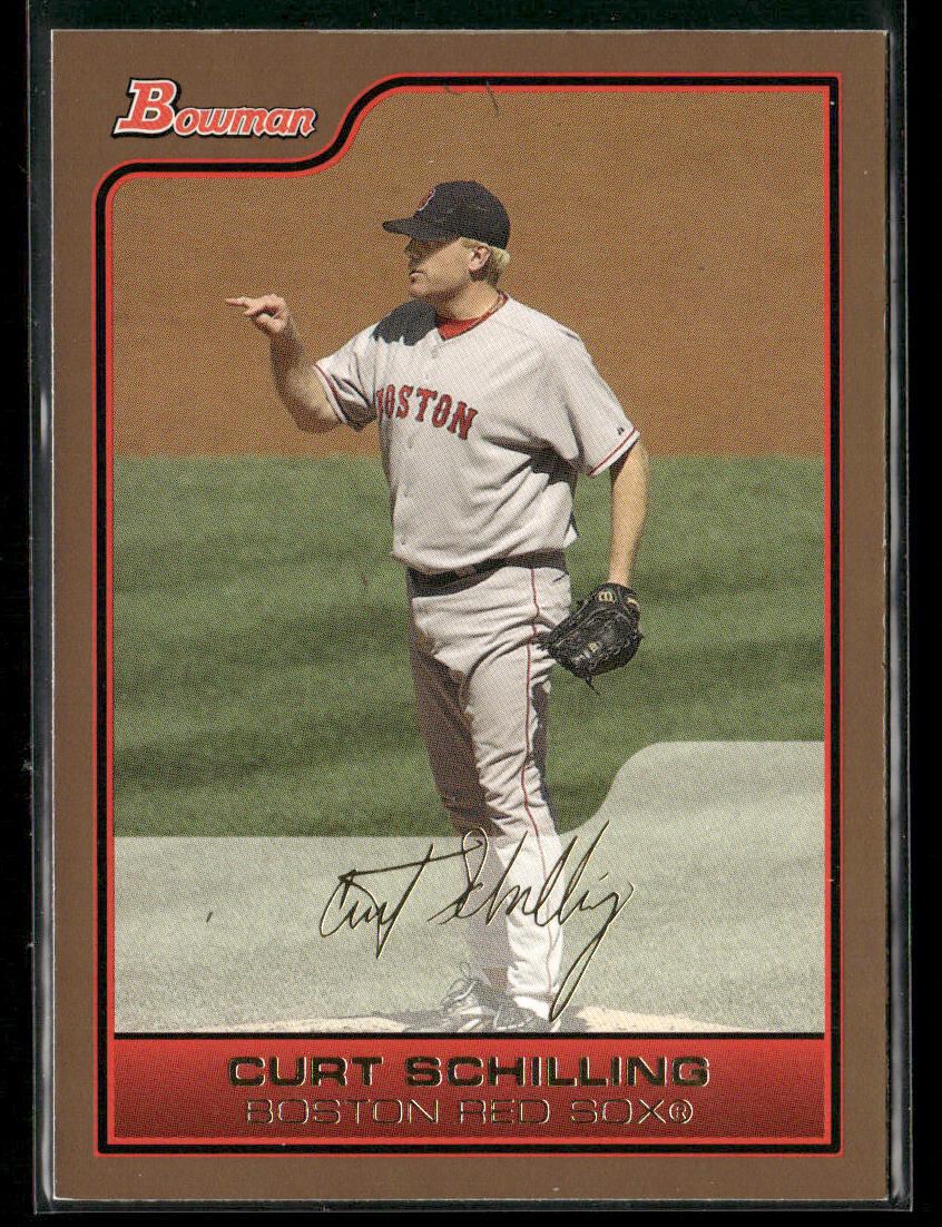 Curt Schilling 2006 Bowman Gold #10 Boston Red Sox