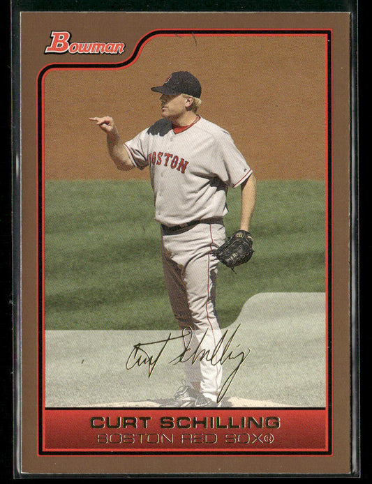 Curt Schilling 2006 Bowman Gold #10 Boston Red Sox