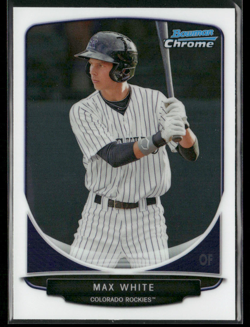Max White 2013 Bowman Chrome Prospects #BCP14 Colorado Rockies