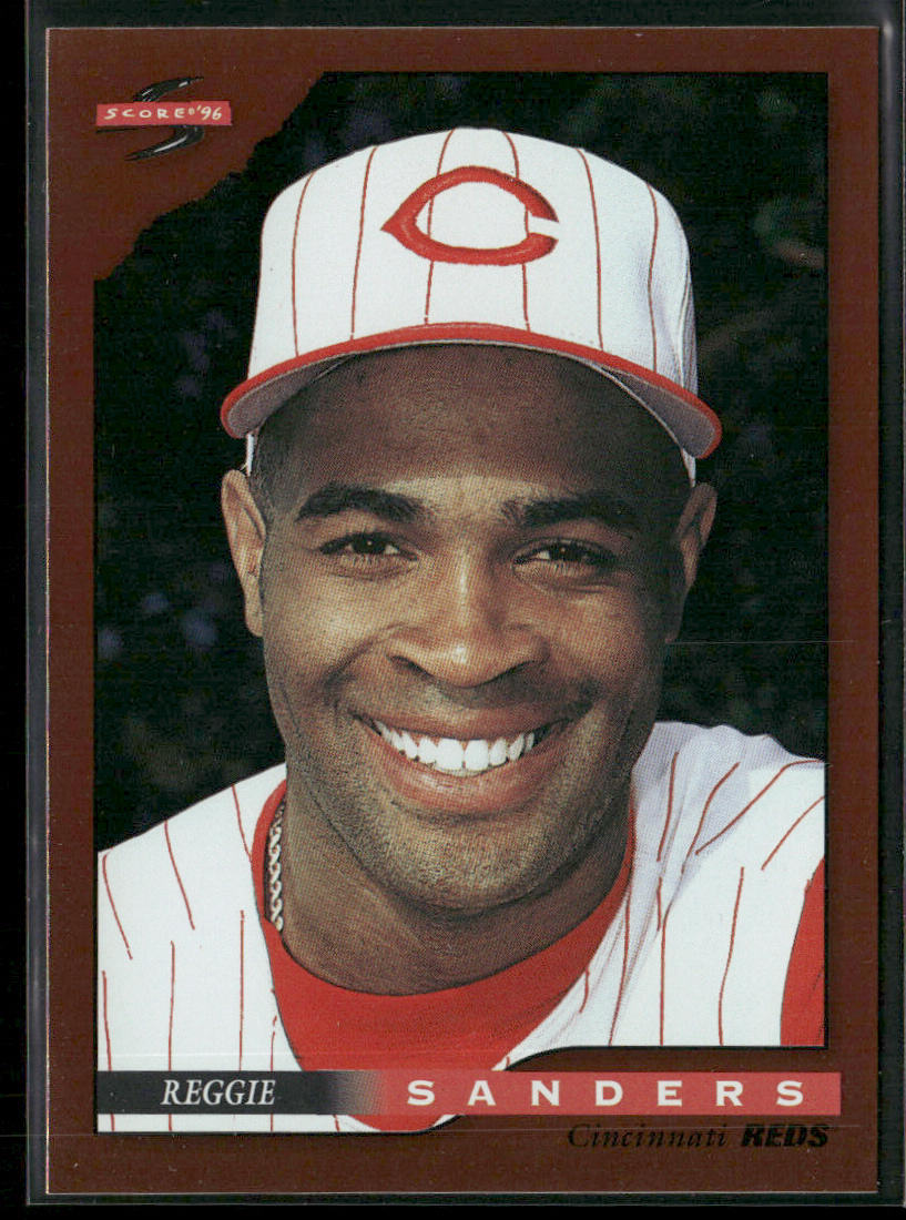 Reggie Sanders 1996 Score Dugout Collection (Series Two) #36 Cincinnati Reds