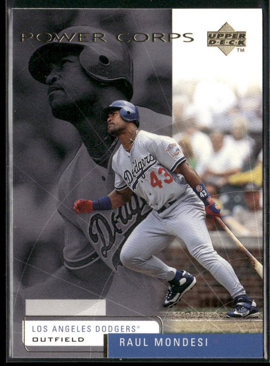 Raul Mondesi 1999 Upper Deck Challengers for 70 #38 Los Angeles Dodgers