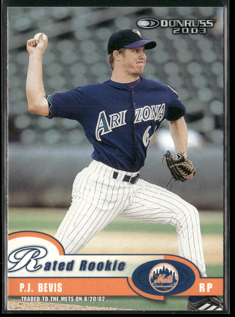 P.J. Bevis 2003 Donruss #43 New York Mets