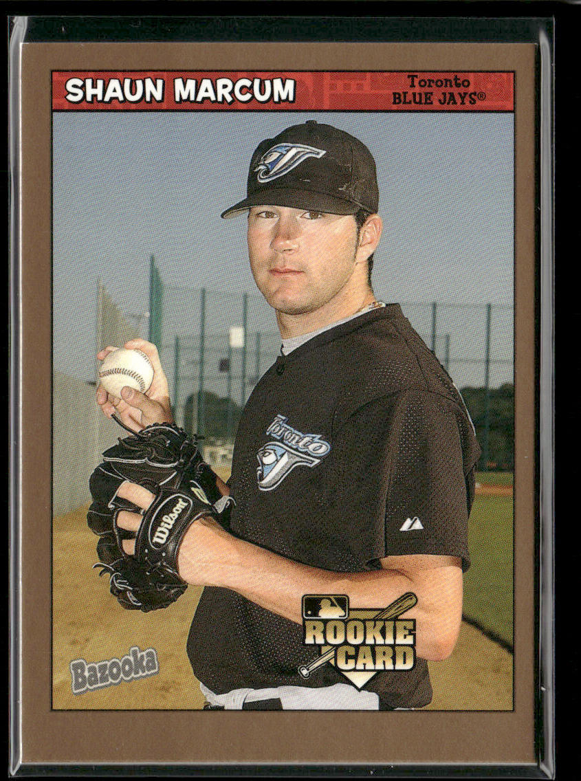 Shaun Marcum 2006 Bazooka Gold Chunks #201 Toronto Blue Jays