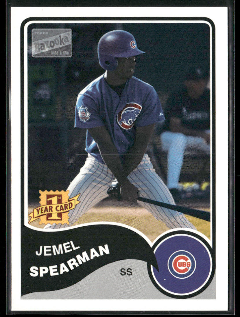 Jemel Spearman 2003 Bazooka #206 RC Chicago Cubs