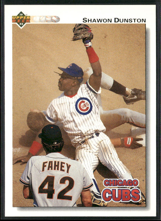 Shawon Dunston 1992 Upper Deck #122 Chicago Cubs
