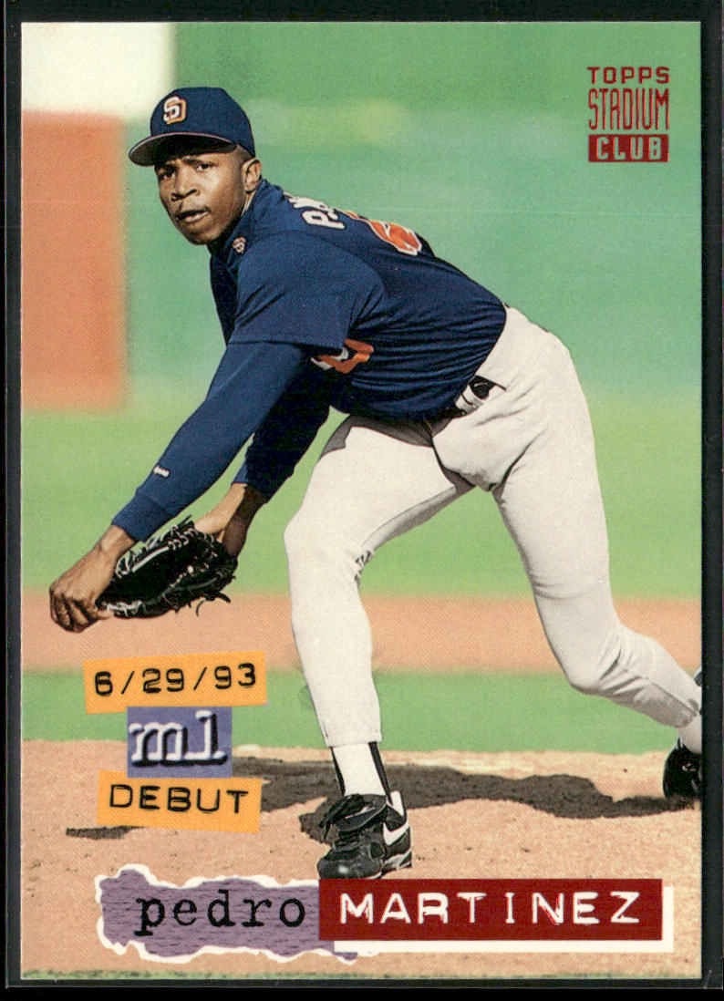 Pedro Martinez 1994 Stadium Club #684 RC San Diego Padres