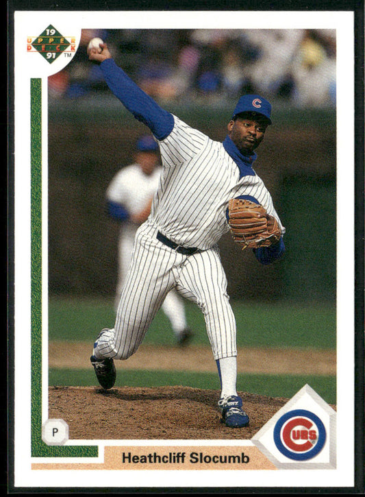 Heathcliff Slocumb 1991 Upper Deck #767 RC Chicago Cubs