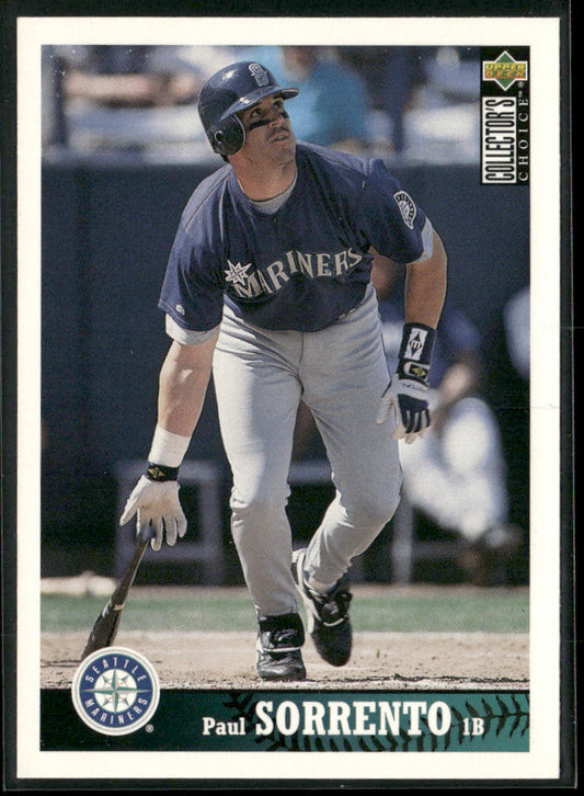 Paul Sorrento 1997 Collector's Choice #483 Seattle Mariners