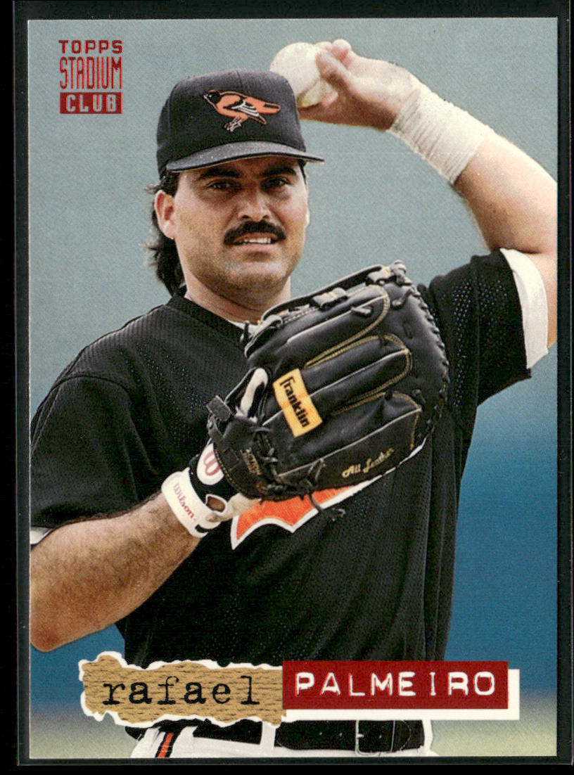 Rafael Palmeiro 1994 Stadium Club #557 Baltimore Orioles