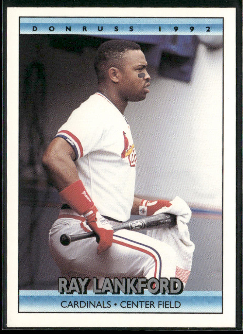 Ray Lankford 1992 Donruss #350b St. Louis Cardinals