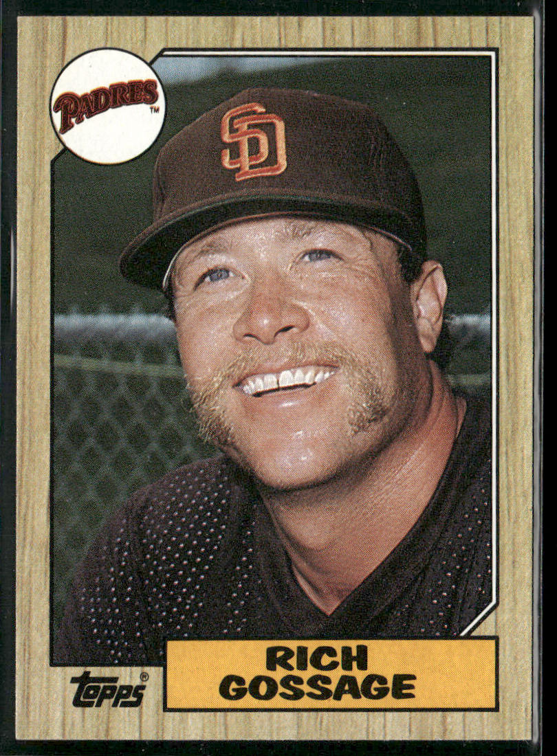 Rich Gossage 1987 Topps #380 San Diego Padres