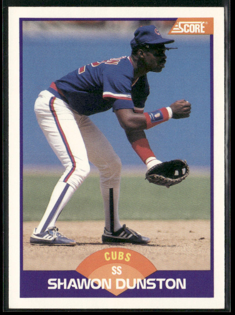 Shawon Dunston 1989 Score #235 Chicago Cubs