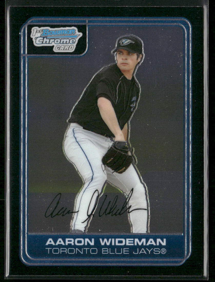 Aaron Wideman 2006 Bowman Chrome Prospects #BC97 Toronto Blue Jays