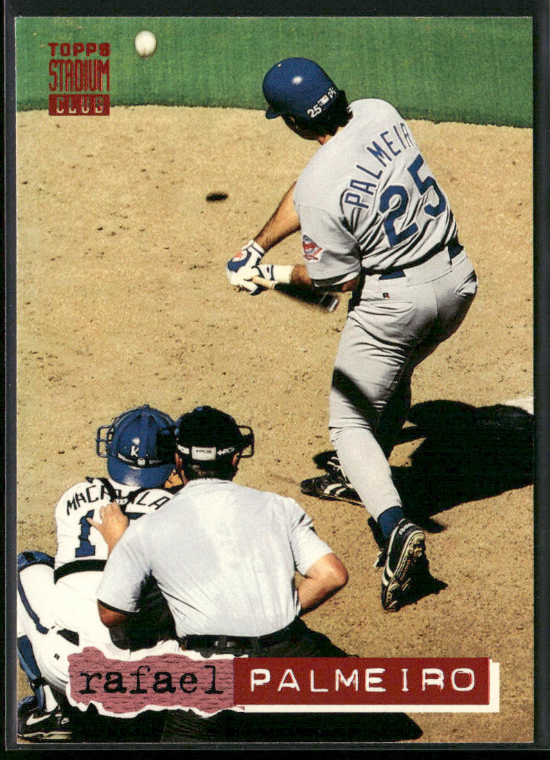 Rafael Palmeiro 1994 Stadium Club #208 Texas Rangers