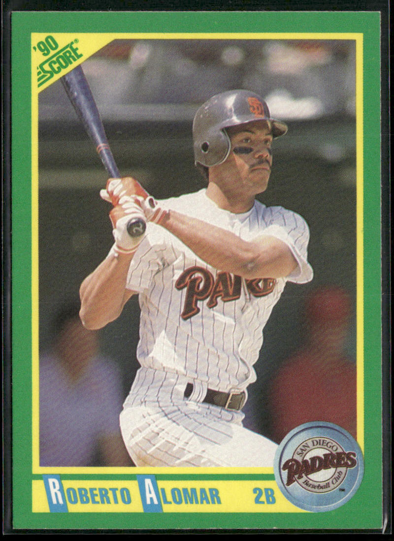 Roberto Alomar 1990 Score #12 San Diego Padres