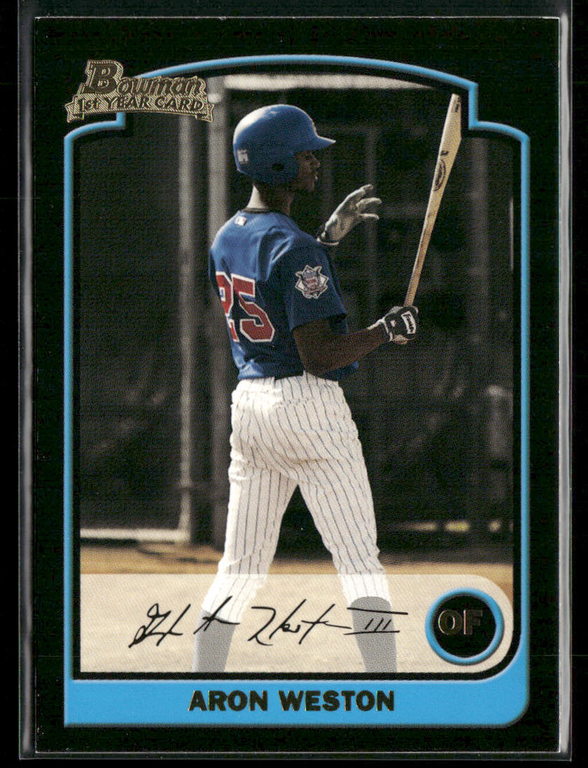 Aron Weston 2003 Bowman Gold #295 RC Chicago Cubs