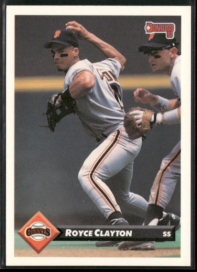 Royce Clayton 1993 Donruss #208 San Francisco Giants