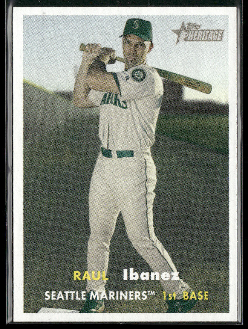 Raul Ibanez 2006 Topps Heritage #139 Seattle Mariners