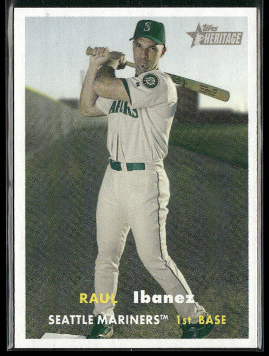 Raul Ibanez 2006 Topps Heritage #139 Seattle Mariners