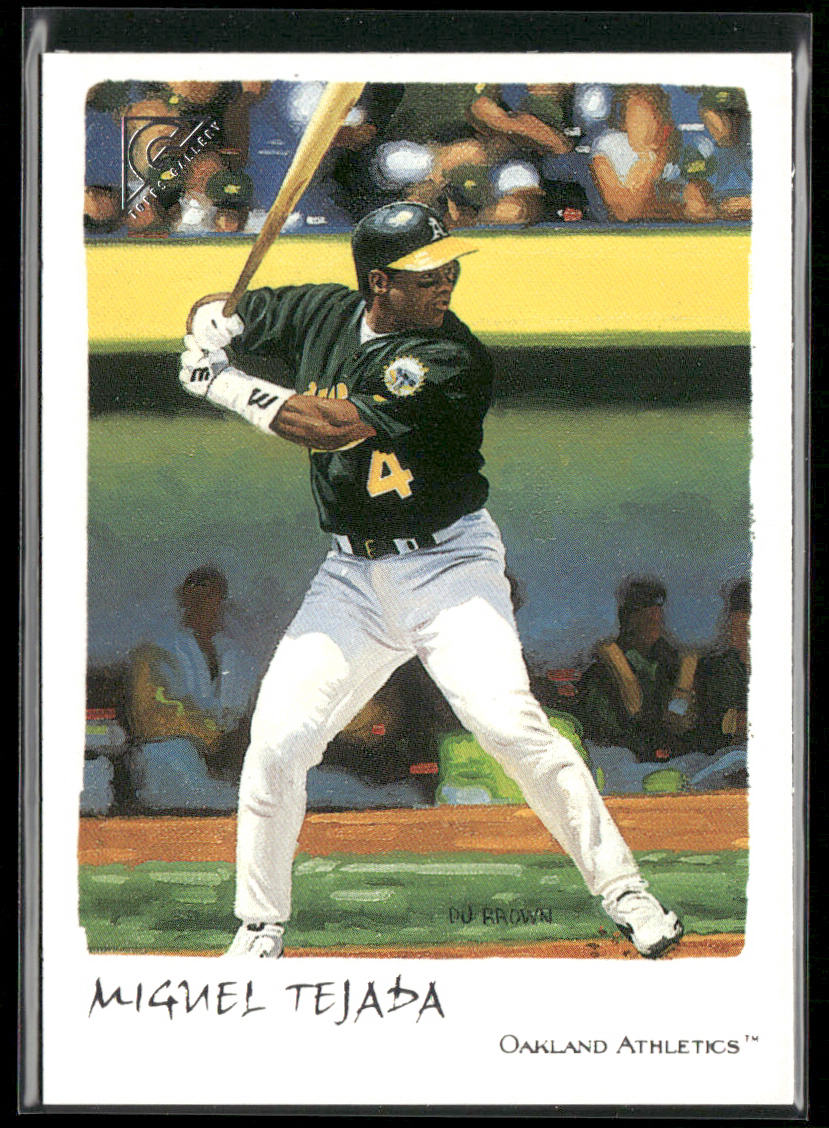 Miguel Tejada 2002 Topps Gallery #150 Oakland Athletics