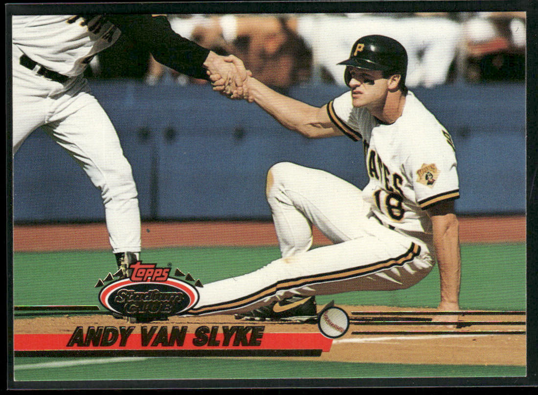 Andy Van Slyke 1993 Stadium Club #394 Pittsburgh Pirates