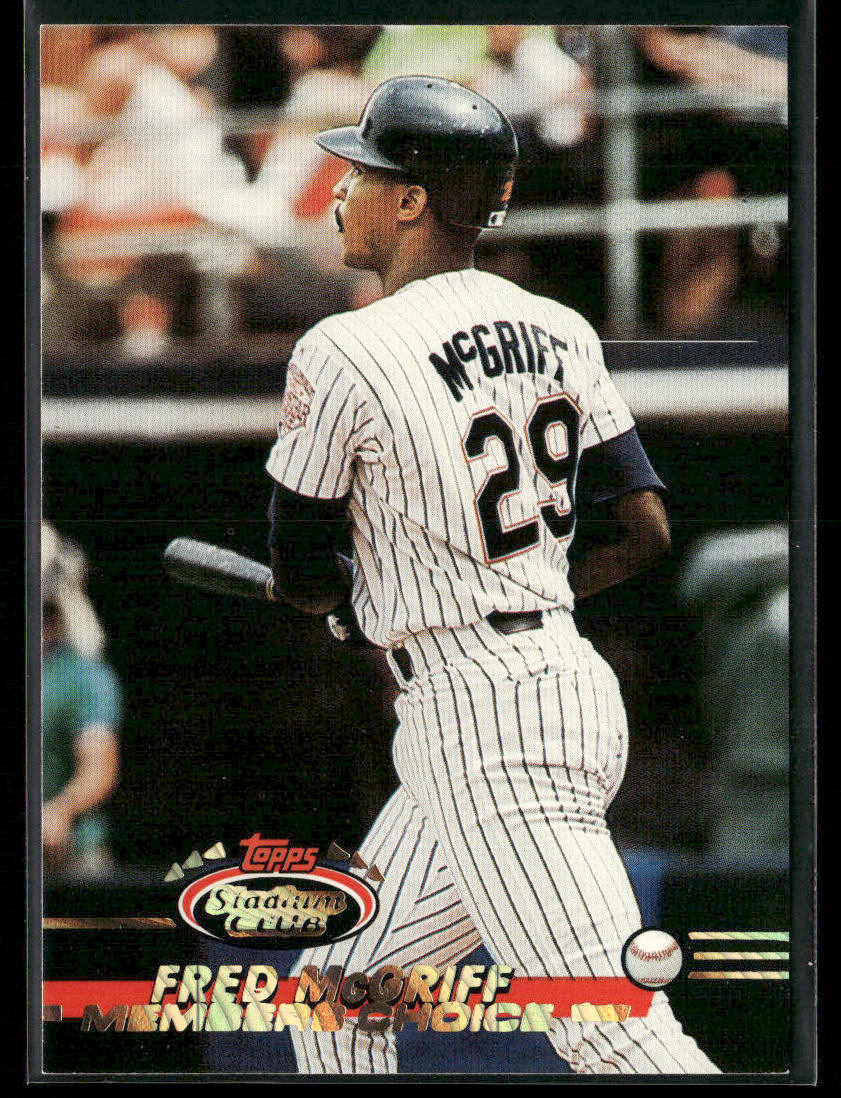 Fred McGriff 1993 Stadium Club #594 San Diego Padres