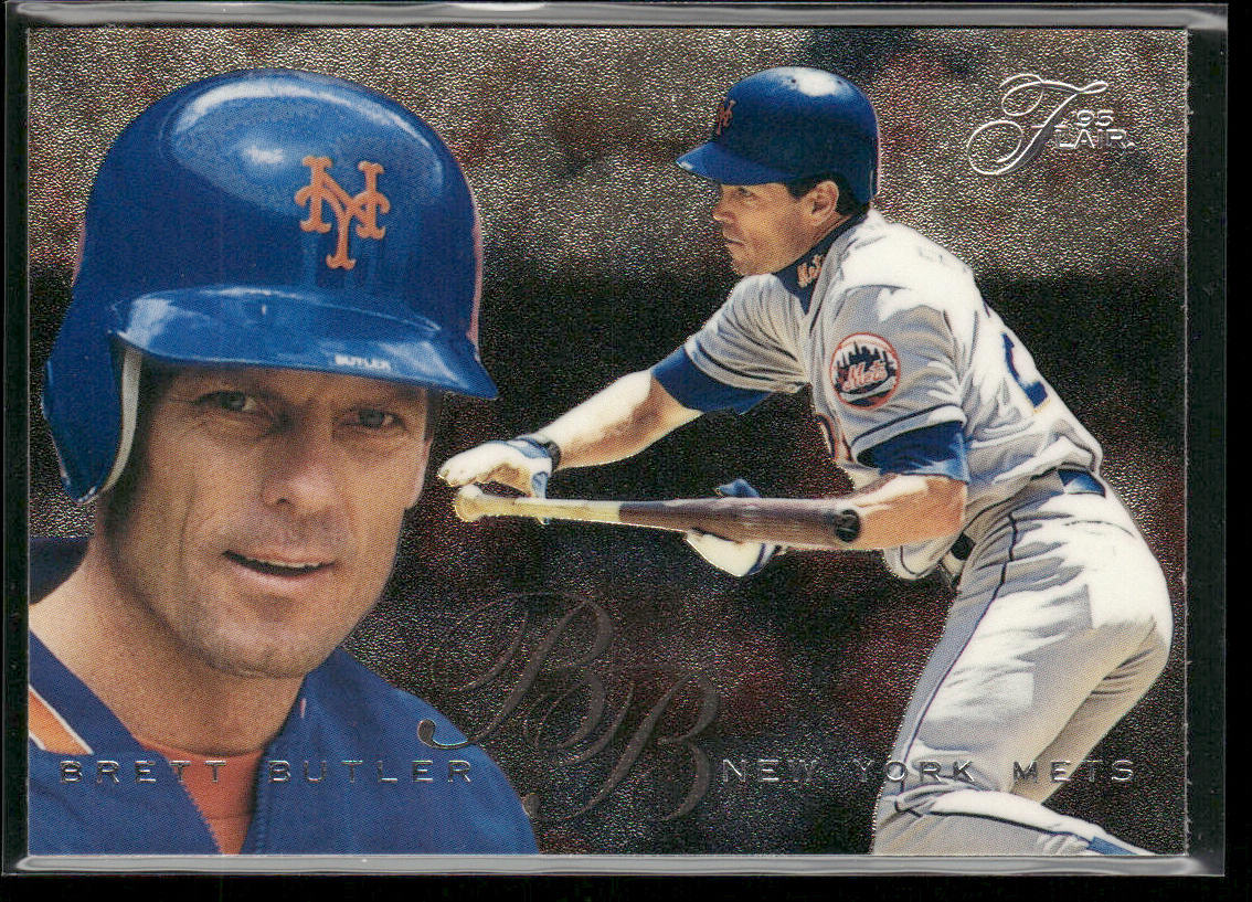 Brett Butler 1995 Flair #381 New York Mets