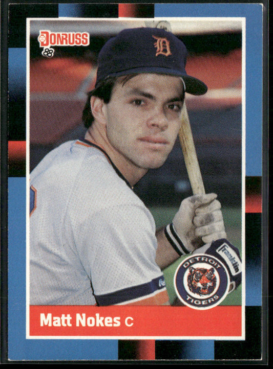Matt Nokes 1988 Donruss #152 RC Detroit Tigers