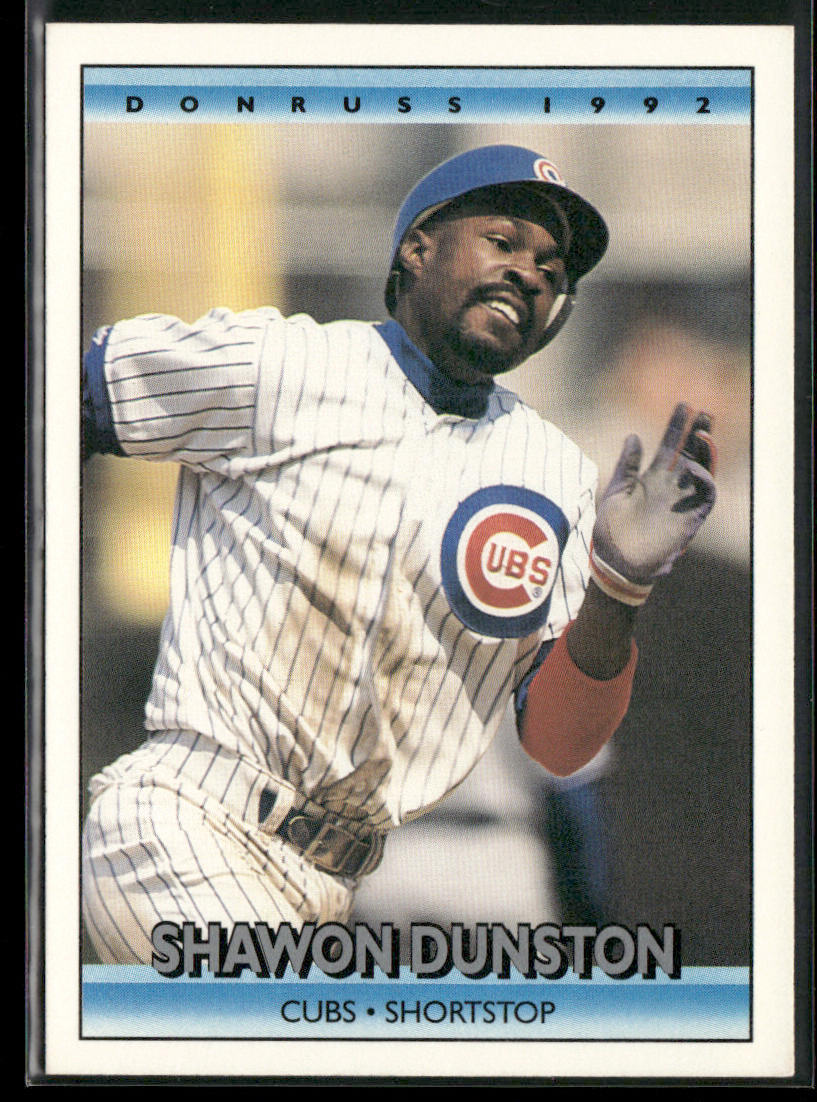 Shawon Dunston 1992 Donruss #613 Chicago Cubs