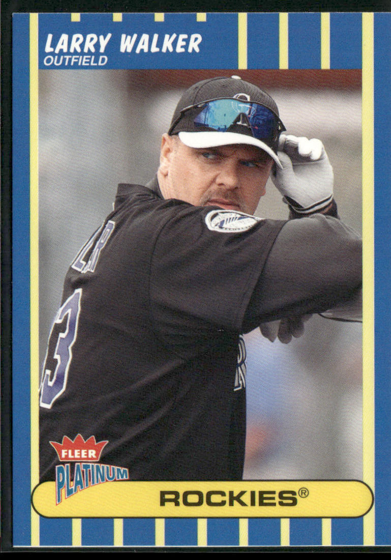 Larry Walker 2003 Fleer Platinum #155 Colorado Rockies