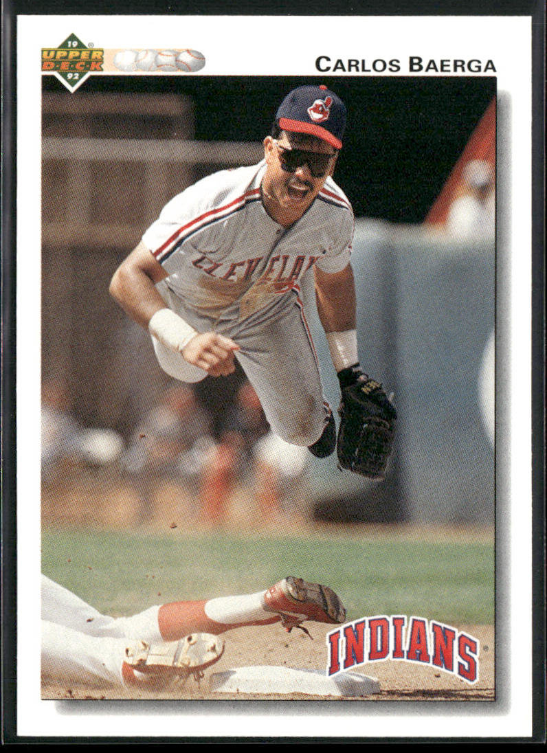 Carlos Baerga 1992 Upper Deck #231 Cleveland Indians