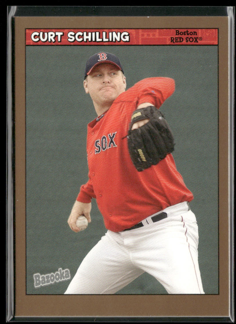Curt Schilling 2006 Bazooka Gold Chunks #66 Boston Red Sox