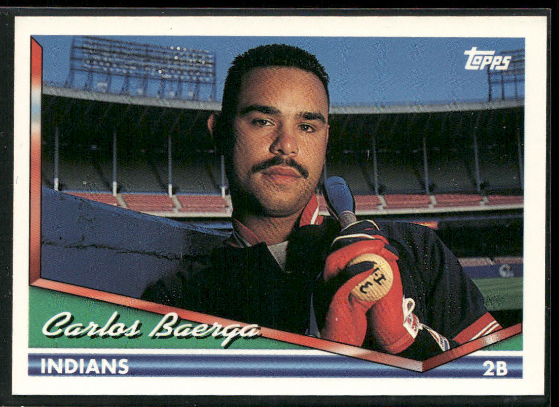 Carlos Baerga 1994 Topps #450 Cleveland Indians