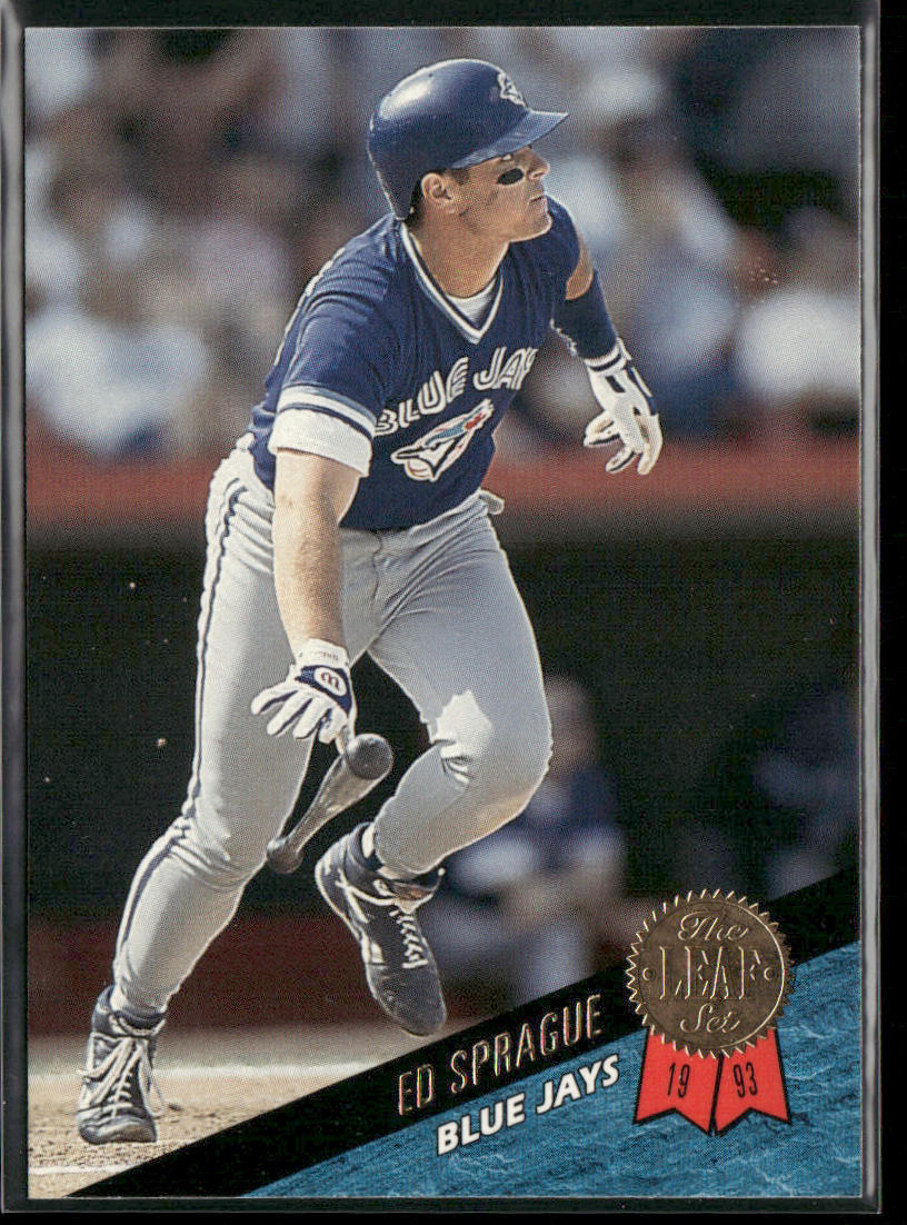 Ed Sprague 1993 Leaf #408 Toronto Blue Jays