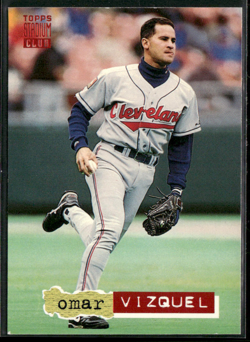 Omar Vizquel 1994 Stadium Club #572 Cleveland Indians