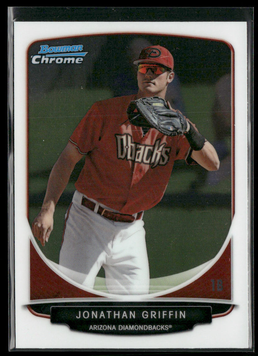 Jonathan Griffin 2013 Bowman Chrome Prospects #BCP2 Arizona Diamondbacks